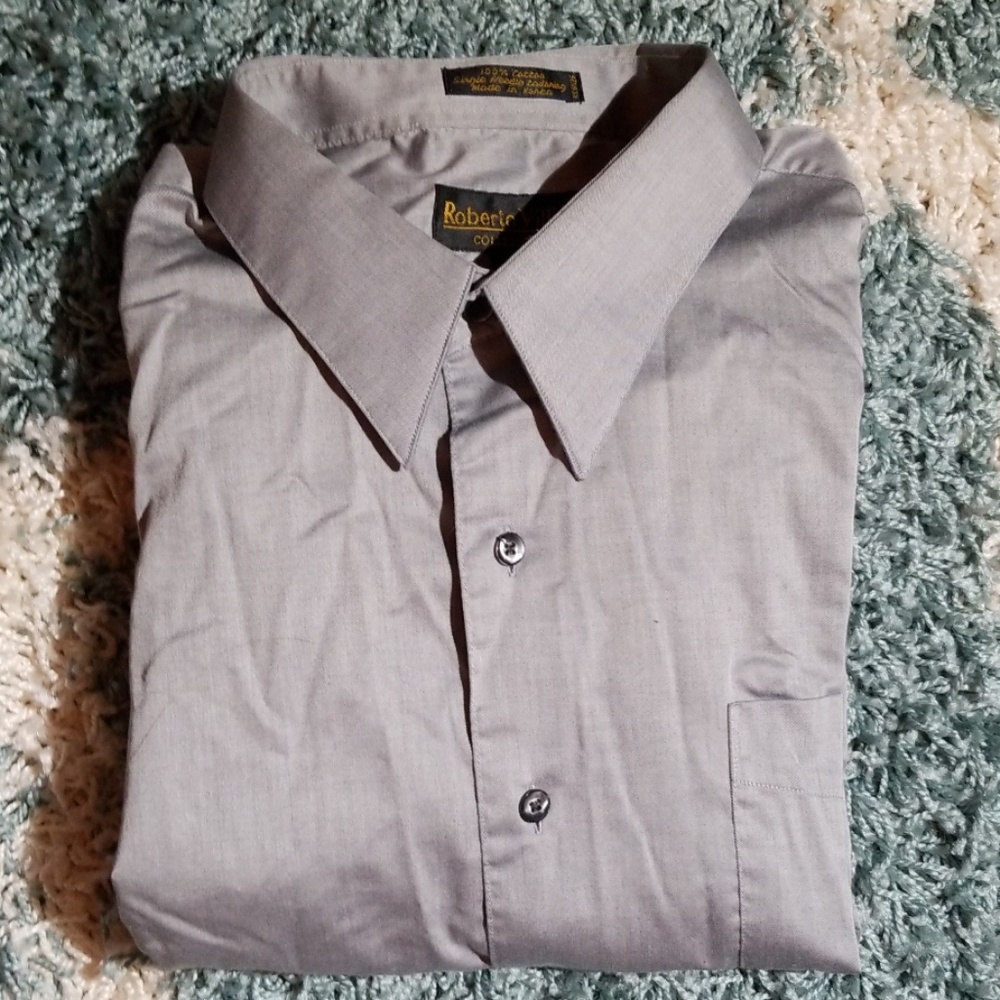 🌻🌻Roberto Villini Men's Dress Shirt 17 - 34/35🌻